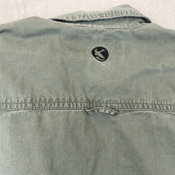Gander Mountain Mens Shooting Shirt Large Quilted Shoulder Long Sleeve Casual - Picture 8 of 9